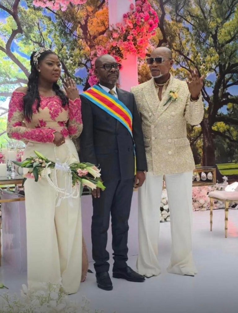 Mariage civil à Gombe : Koffi Olomidé et Cindy Le Cœur unis pour la vie !