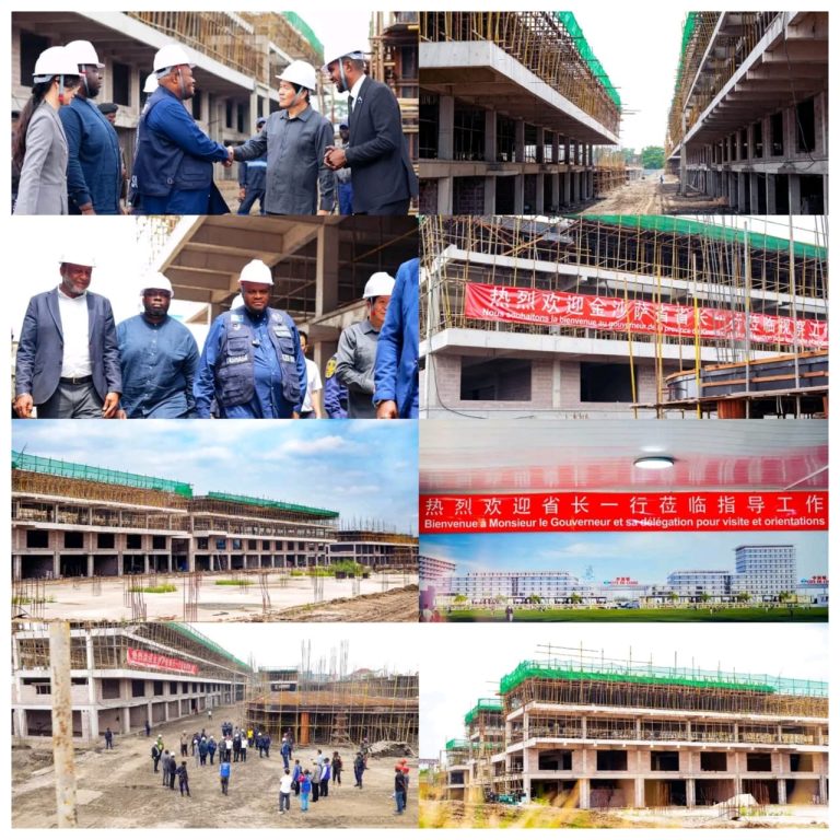 Kinshasa : Daniel Bumba inspecte le chantier de la “China City”