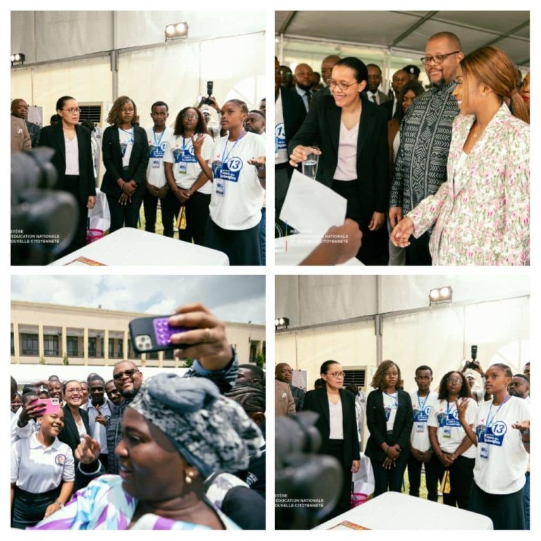 Éducation : Raïssa Malu lance le Village des sciences à Kinshasa