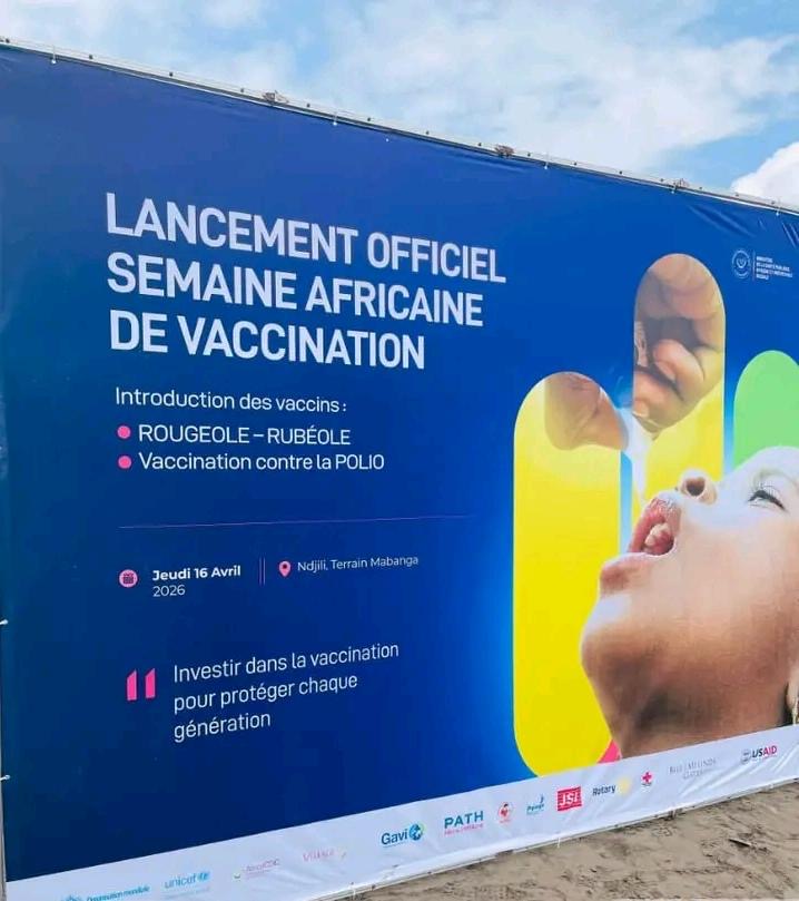 Kinshasa : Lancement de la Semaine africaine de vaccination avec l’introduction de vaccins contre la rougeole et la rubéole
