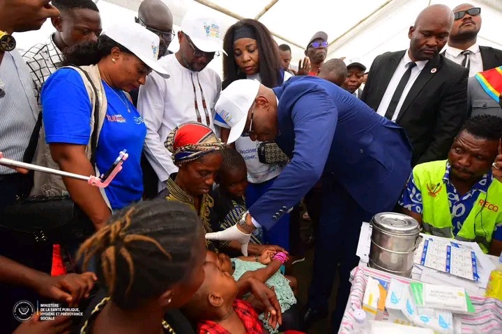 RDC : Le gouvernement lance une campagne de vaccination combinée contre la rougeole, la rubéole et la poliomyélite
