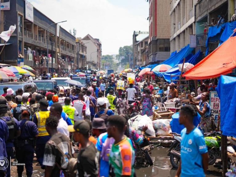 Occupation illégale : Kinshasa entame la phase de répression au marché central