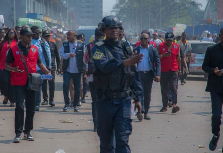 RDC : la Task Force investit le Marché central pour lancer la guerre contre les marchés pirates